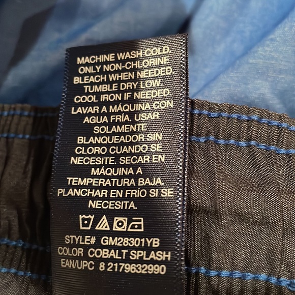 Big Mens 3XL XXXL Swim Trunks Blue George Running Shorts NWT - Picture 5 of 6